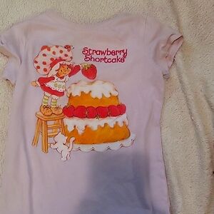 Girls Strawberry Shortcake short sleeve shirt